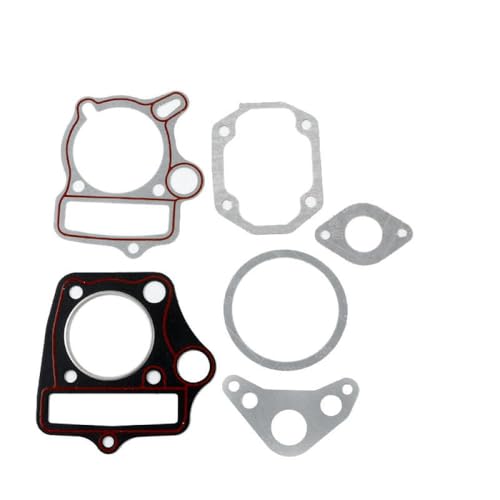 Kompatible horizontale Motordichtungen Zylinderdichtung Set Volldichtung für 70ccm 90cc 110cc 125ccm Motoren fits ATV Dirt Bike Go Kart Scooter Moped Small Motorteile(70CC) von LCYSXTFZ