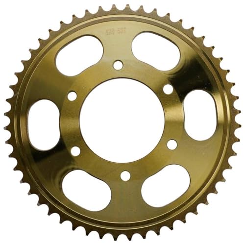Motorrad-Heckradkettenrad kompatibel mit Straße 40T FZ-16 43T YS125 48T MT125 YZF-R125 52T MT125 XSR125 YZF-R125 2019-2022 Modelle(52T) von LCYSXTFZ