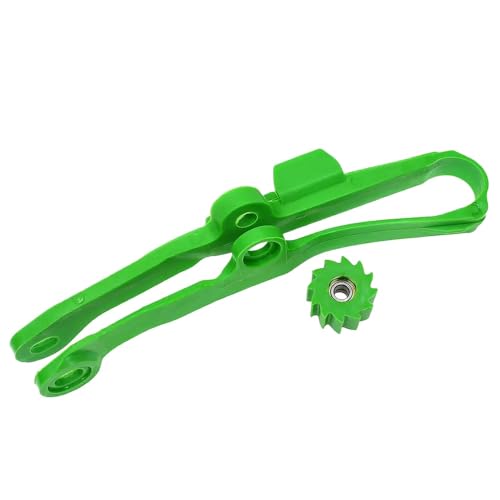 Motorradkette Guide Guard Slider Roller für Offroad-Ausdauerreiten kompatibel mit 2006-2020 KX250 450 Modelle(Slider roller Green) von LCYSXTFZ