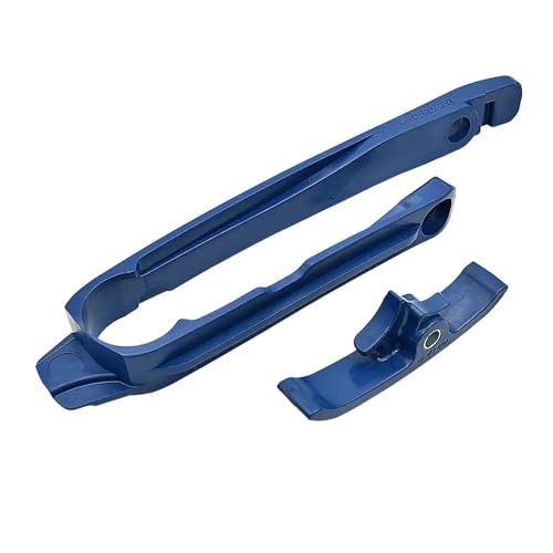Motorradkette Slider Swingarm Protector Guide kompatibel mit XC SX SXF XCF XCW EXCFW EXCF 125 150 200 250 300 350 400 450 500CC Modelle 2017 2018 2019 2020 2021 2022 2023(Blue 2 Piece Set) von LCYSXTFZ