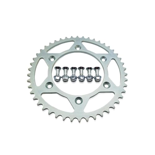 Stahl Heckradrocket 41T 45T 46T 47T 49T 52T Motorradkette kompatibel mit EXCF SXF XCW SMR LC4 Modelle 125 250 350 450 525 690(46T) von LCYSXTFZ