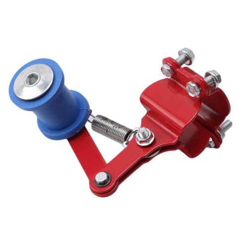 Universal Aluminium Motorradkettenspanner -Einsteller Roller -Werkzeug kompatibel mit Dirt Pit Bike ATV Motocross -Modelle Aftermarket Ersatz(Red) von LCYSXTFZ