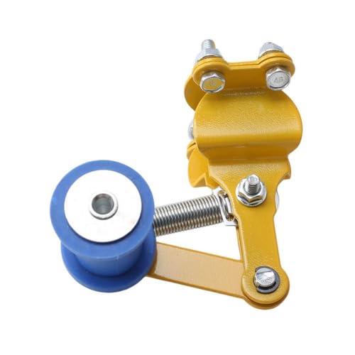 Universal Aluminium Motorradkettenspanner -Einsteller Roller -Werkzeug kompatibel mit Dirt Pit Bike ATV Motocross -Modelle Aftermarket Ersatz(Yellow) von LCYSXTFZ