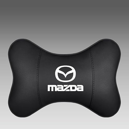 LDBKFD 2 Stück Auto Nackenkissen für Mazda CX-30 2019-2024, Auto Kopfstütze Kissen Autositz-kopfstütze Nackenstütze Autositz Nackenkissen,Black-1*headrest von LDBKFD