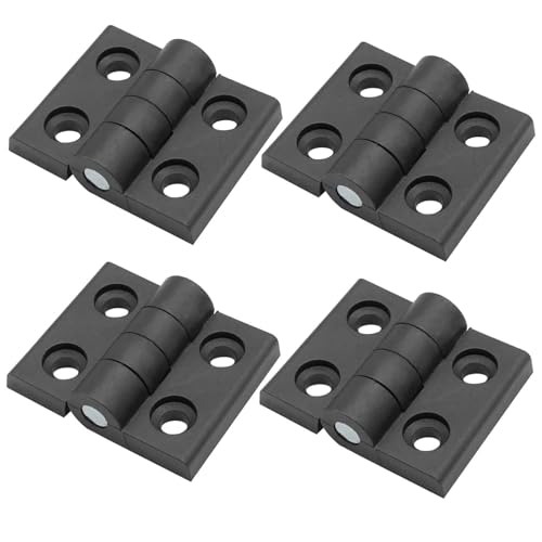 LDEXIN 4 Stück 45 mm x 55 mm schwarze Kunststoffscharniere für Schranktüren, schwarzes Nylon-Türscharnier LDEXIN 4 Stück 45 mm x 55 mm schwarze Kunststoffscharniere für Schranktüren, schwarzes Nylon-Türscharnier von LDEXIN