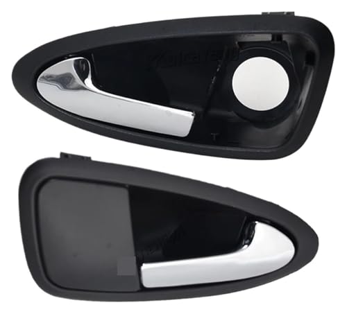 LDHFNBVS auto griff Für Seat Ibiza 6J 2010-2022 Innentürgriff Links Rechts 6J1 837 113A 6J1 837 114A Pull Hinten Interio Passagier Trim(Bright Silver Front) von LDHFNBVS