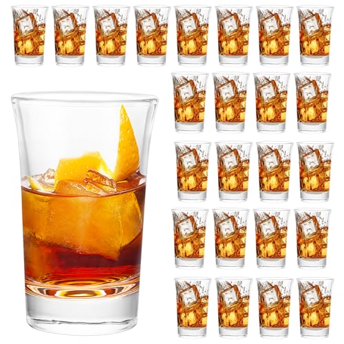 LDHHYH 24er Schnapsgläser 4,5cl/45ML, Schnapsglaser, Shotgläser, Glas Schnapsglas, Schnapsgläser Schnapsglas Glas für Liköraufnahmen, Whisky, Brandy von LDHHYH