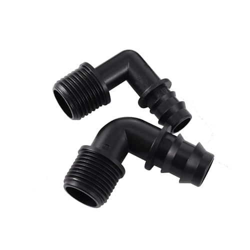 1/2 "3/4" Außengewinde Winkelstück DN16 DN20 90 Grad Bewässerungsrohrverbinder Winkelbogen Wasserarmaturen(1I2 to DN20) von LDHNFBYV