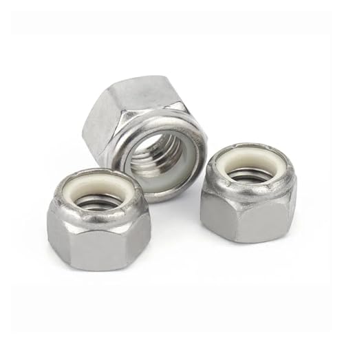1/25 stücke 2# 4#6# 8#10# 1/4 5/16 3/8 7/16 zu 3/4 304 Edelstahl Hex Nylon Einsatz Kontermutter(10pcs 1l4-28) von LDHNFBYV