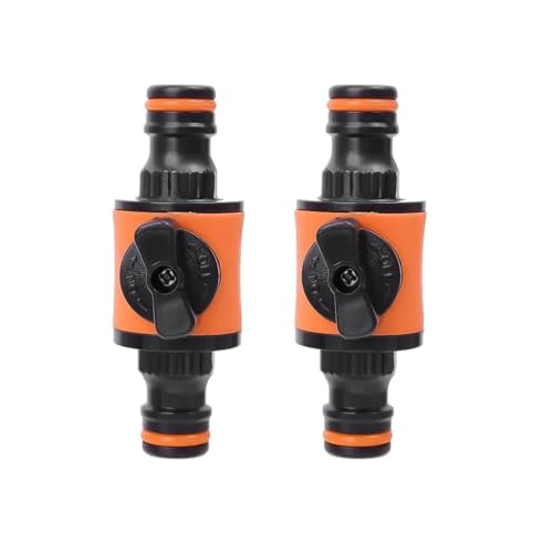 1/2PCS Gartenschlauch Absperrventil Rohrverbinder & Koppler for Wasser StopSystem Fitting(2 pack) von LDHNFBYV