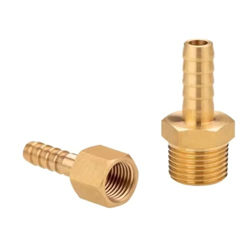 1/8 "1/4" 3/8 "1/2" weiblich x 1/8 3/16 "5/16" 3/8 1/2 Zoll Schlauch Barb Hosetail Messing Rohr Fitting Anschluss(Female,1L4 NPT TO 1L2 INCH_1 PC) von LDHNFBYV