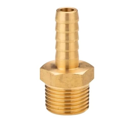 1/8 "1/4" 3/8 "1/2" weiblich x 1/8 3/16 "5/16" 3/8 1/2 Zoll Schlauch Barb Hosetail Messing Rohr Fitting Anschluss(Male,1L2 NPT TO 1L2 INCH_5 PCS) von LDHNFBYV