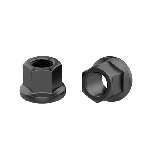 10 Stück 45# Sechskantflanschmuttern aus Kohlenstoffstahl M8 M10 M12 M14 M16 M18 M20 M22 M24 M27 M30 M36(M10 5PCS) von LDHNFBYV