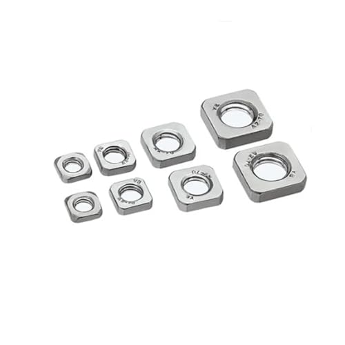 10 stücke/20 stücke/50 stücke/100 stücke Dünne mutter M3 M4 M5 M6 M8 M10 edelstahl platz dünne mutter muttern(100PCS,M4) von LDHNFBYV