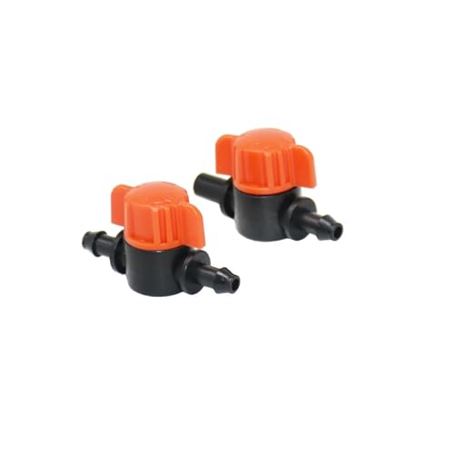 10 stücke 4/7 Schlauch Mini Ventil 4mm Garten Leitungswasser Rohr 6mm Zu 1I4 Barb Tropf Bewässerung Armaturen(4mm) von LDHNFBYV