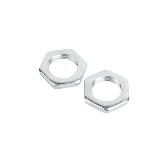 10 stücke M6 M8 M10 M12 M14 M16 M18 Verzinktem Eisen Hexagon Dünne Mutter Feine Zahn Ultra-Dünne Kleine(M8x4x12mm) von LDHNFBYV