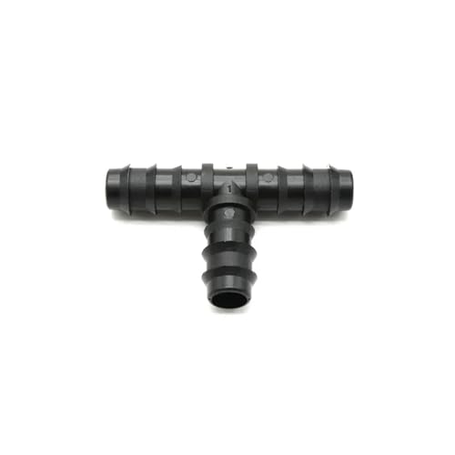 10 stücke PE Rohrverbinder 16 20 25mm T Gerade Ellenbogen Stecker Micro Spray Bewässerung Zubehör(Tee,25mm) von LDHNFBYV