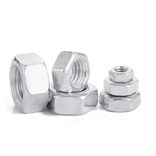 10 teile/los 304 Edelstahl Hex Sechskantmuttern DIN555 M2 M2.5 M3 M3.5 M4 M5 M6 M8 M10(M8) von LDHNFBYV