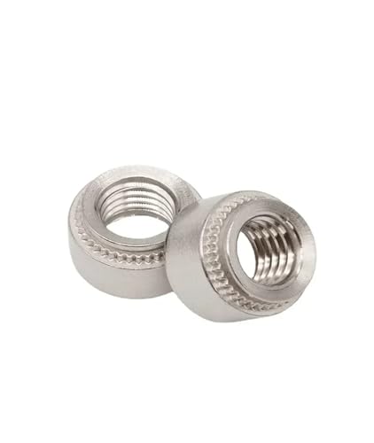 100 stücke M2 M2.5 M3 M4 M5 M6 304 Edelstahl Selbsthaltende Mutter Rivnut Platte 0,8-3,2mm(M2-2 slab 1.4mm) von LDHNFBYV