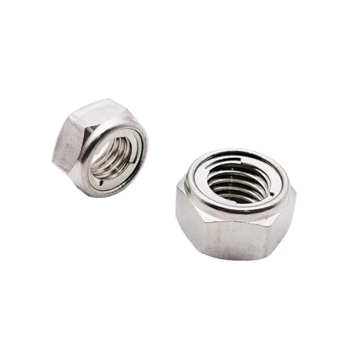 2/10X M3-M16 304 Stainless Steel Prevailing Torque Type All Metal Insert Hexagon Lock Nut Hex Self Locking Locknut(1pc M16) von LDHNFBYV