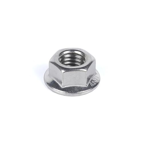 2/25XStainless Stahl Hexagon Hex Kopf Gezackten Spinlock Flansch Mutter Kontermutter Kontermutter(M3 20pcs) von LDHNFBYV