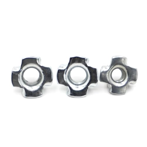 20 stücke M3 M4 M5 M6 M8 M10 Verzinkt Vier Krallen Mutter T-mutter T Mutter(M6 20pcs) von LDHNFBYV