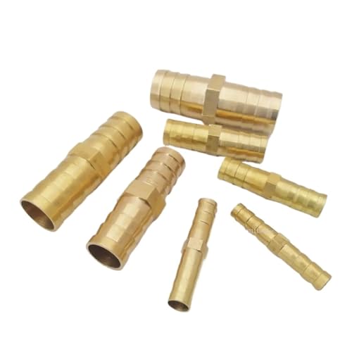 3 4 5 6 8 10 12 14 16 19 25 mm Messing Gerade Schlauch Rohr Fitting Gleich Barb Wasser Joint Gas Kupfer Koppler Stecker(4mm-4mm) von LDHNFBYV