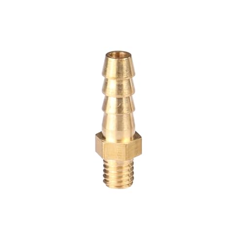 5 STÜCKE 3mm 4mm 5mm 6mm 8mm 10mm OD Schlauchanschluss M3 M4 M5 M6 M8 M10 Metrisches Außengewinde Messingrohrverschraubung Koppler(M6 to 4mm) von LDHNFBYV