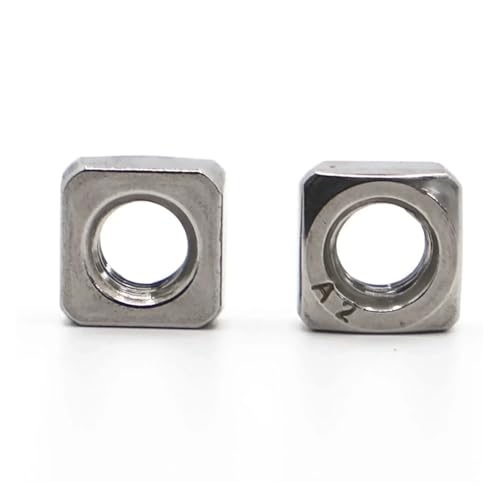 DIN557 GB39 304 A2-70 Vierkantmutter aus Edelstahl M3 M4 M5 M6 M8 M10 M12(M5 20pcs) von LDHNFBYV