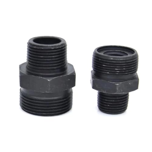 Drucköl-Rohrverbindungen Kohlenstoffstahl Metrisches Gewinde M14 M16 M18 M20 bis 1/8" 1/4" 3/8" 1/2" 3/4" 1" Hydraulikarmaturen(M39X2,1") von LDHNFBYV