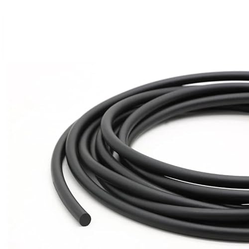 Fluorkautschuk-Dichtungsstreifen, Durchmesser 2 mm – 15 mm, schwarzer runder Streifen(5 meters,O_7MM) von LDHNFBYV