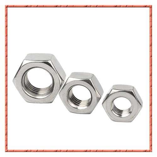 Lot M5-M22 Edelstahl Feine Zähne Sechskantmuttern Pitch 0.5/0.75/1/1.25/1.5/2 Externe Helle Sehr Schraube Gewinde Mutter(M22x1.5 (5PCS)) von LDHNFBYV