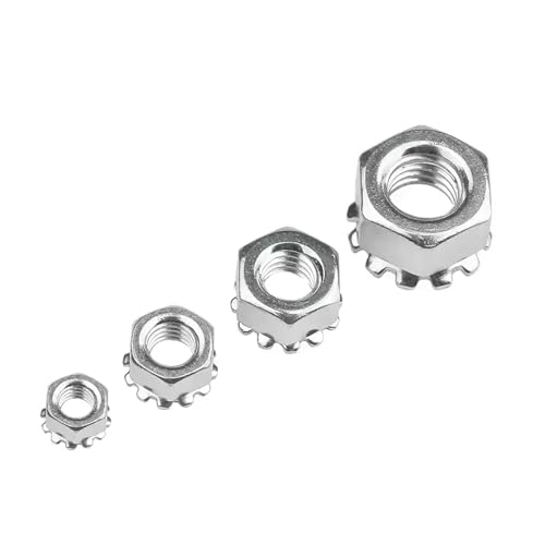 M3 M4 M5 M6 M8 M10 304 Edelstahl Carbon Stahl Mutter Multi zahn Anti Lösen Mutter(304 Stainless Steel,M10-5pcs) von LDHNFBYV