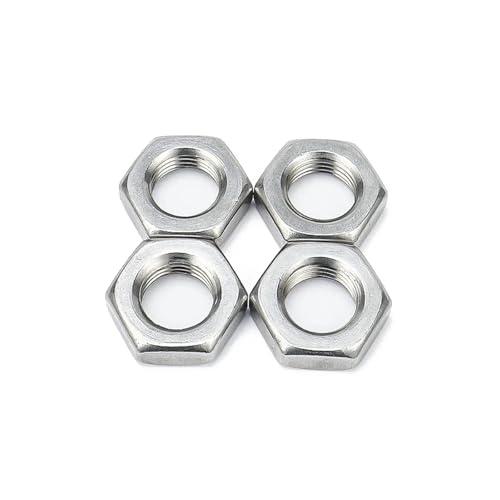 M3 M4 M5 M6 M8 M10 M12 M14 M16 M20 M24 M27 M30 M33 M36 M42 304 Edelstahl Flache Hex Hexagon Dünne Mutter(M10 50pcs) von LDHNFBYV