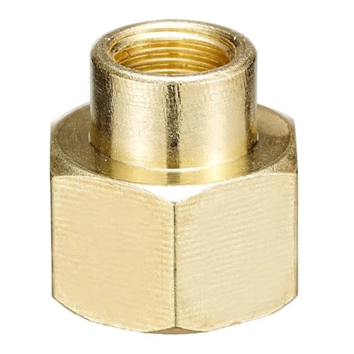 Messing 1/8 "1/4" 3/8 "1/2" 3/4 "BSP for Wasser Kraftstoff Gas Rohr Fitting Kupfer Schlauch Hex Connetor(02-04) von LDHNFBYV