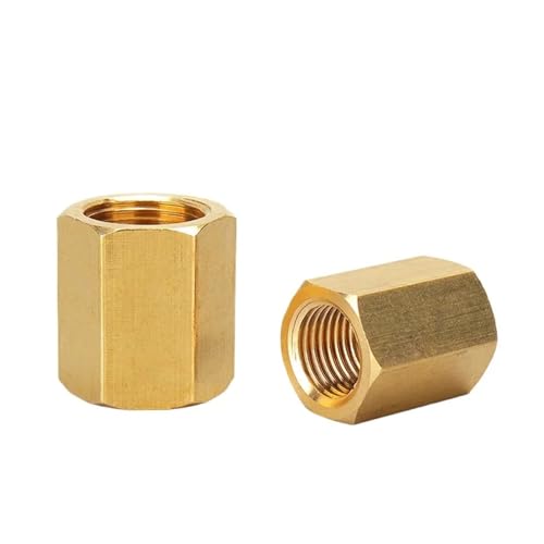 Messing 1/8 "1/4" 3/8 "1/2" 3/4 "BSP for Wasser Kraftstoff Gas Rohr Fitting Kupfer Schlauch Hex Connetor(04-06) von LDHNFBYV