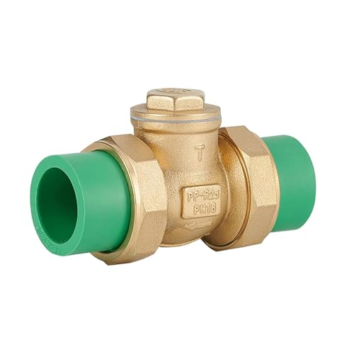 LDHNFBYV PPR-Rohr PE-Rohr Wasserrohr Rückschlagventil Verbindungsrohrverschraubung Wasserzähler Leitungswasserzählerrohr Messing DN20 DN25 DN50 Verbindungsrohr(20mm PPR White) von LDHNFBYV