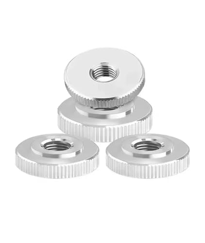 Rändelmutter aus Edelstahl 304, Mutter mit Handfester Befestigung M2-M12(M4 (10Pcs)) von LDHNFBYV