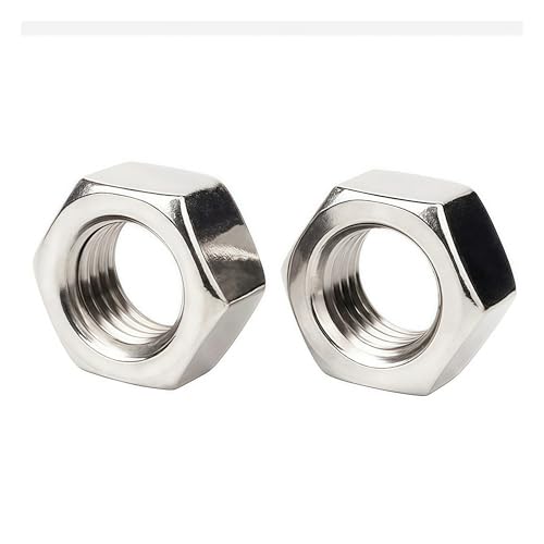 Sechskantmuttern M1 .2 .4 .6 M2 .5 M3 M4 M5 M6 M8 M10 M12 M16 M18 M20 M24 304 Edelstahl Schwarz(304 Black,M1.4 (50pcs)) von LDHNFBYV