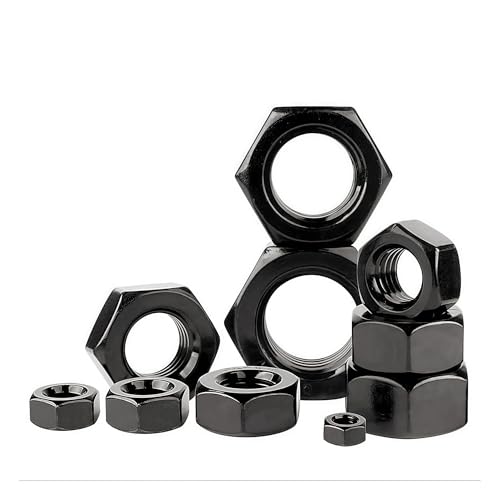 Sechskantmuttern M1 .2 .4 .6 M2 .5 M3 M4 M5 M6 M8 M10 M12 M16 M18 M20 M24 304 Edelstahl Schwarz(304 Black,M20 (1pcs)) von LDHNFBYV