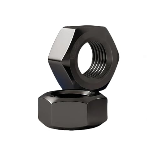 Sechskantmuttern M1 .2 .4 .6 M2 .5 M3 M4 M5 M6 M8 M10 M12 M16 M18 M20 M24 304 Edelstahl Schwarz(304 Black,M3.5 (50pcs)) von LDHNFBYV