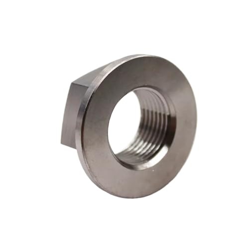 Titan-Flansch-Sechskantmuttern GRADE 5 6AL-4V M5 M6 M7 M8 M10 M12 M14 M16 M18 M20(M18x1.5mm 1pc) von LDHNFBYV