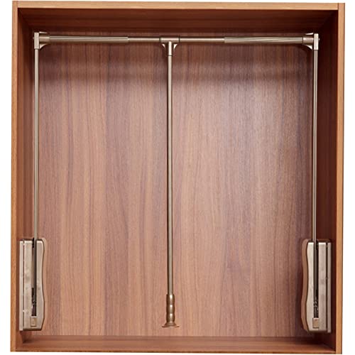 Kleiderlift Hydraulikpuffer Garderobe Lift Verstellbar Garderobenlift Schwenkbare Kleiderstange Wardrobelift Klappbar Kleiderschranklift Aluminiumlegierungs-Verdickung,83x115 cm(32.6x45.2in) von LDIW