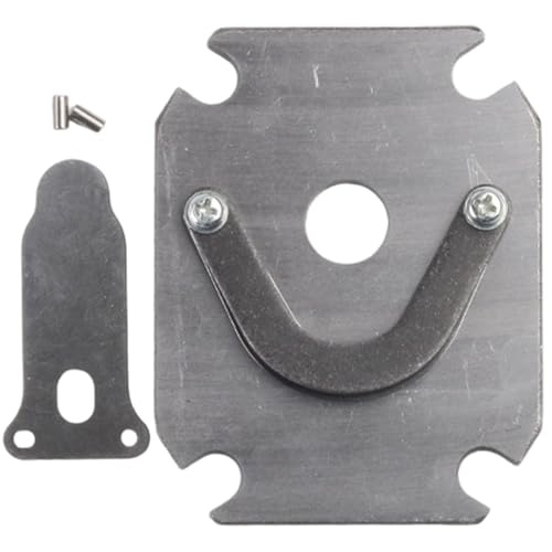 Luftkompressorventilplatte Set 48 x 72 mm zentraler pneumatischer Kompressorteile mit Zunge und V -Formplatte Ersatz Zentrale pneumatische Teile von LDJFCCA