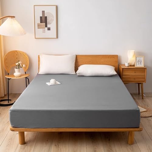 LDLCYCN Grey/b,200x220+25cm, Einzelne Matratzenschutz Abdeckung Mit Reißverschluss Matratzenbezug Bequem Atmungsaktives Spannbetttuch Staubdichte Matratzenauflage Matratzenbezug Mit Vollem Wickel LDLCYCN Grey/b,200x220+25cm, Einzelne Matratzenschutz Abdeckung Mit Reißverschluss Matratzenbezug Bequem Atmungsaktives Spannbetttuch Staubdichte Matratzenauflage Matratzenbezug Mit Vollem Wickel von LDLCYCN