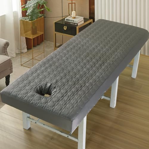 LDLCYCN Greyc,185 * 70cm, Massagetisch Montiertes Blatt Mit Loch Gepflegter Massagetischschutz Spa Bettdeckung Wimpernbett Mit Elastischem Band Vollverpackung Weich Komfortabel Quadratkopf LDLCYCN Greyc,185 * 70cm, Massagetisch Montiertes Blatt Mit Loch Gepflegter Massagetischschutz Spa Bettdeckung Wimpernbett Mit Elastischem Band Vollverpackung Weich Komfortabel Quadratkopf von LDLCYCN