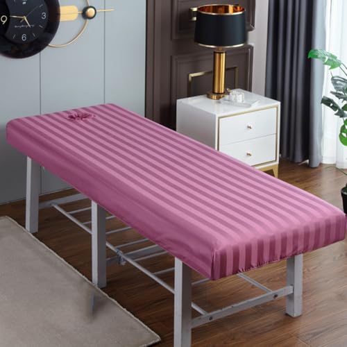 LDLCYCN Pinka,185 * 70cm, Massage Bettdeckel Mit Elastischem Band Allround-Verpackung Spa Massage Behandlung Einbaublech Komfortabel Staubdicht Massage Spa Couch Abdeckung Für Beauty Salon von LDLCYCN