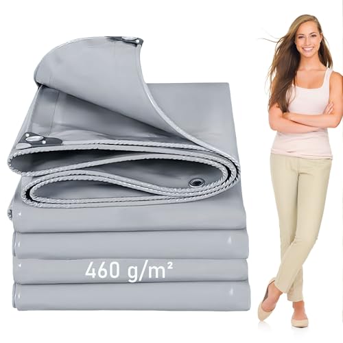 LDQBF Abdeckplane,0.5x6m 460g/m² PVC planen aus LKW Planenstoff Meterware,Gewebeplane Plane Schutzplane Industrie Grau LDQBF Abdeckplane,0.5x6m 460g/m² PVC planen aus LKW Planenstoff Meterware,Gewebeplane Plane Schutzplane Industrie Grau von LDQBF