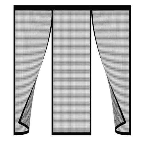 Magnet Insektenschutz Fliegengittertüren,200x245cm Moskitonetz Balkontür Fliegenvorhang Selbstbausatz Fliegenschutz Mückengitter für Tür Fenster Terrassentür Schwarz Magnet Insektenschutz Fliegengittertüren,200x245cm Moskitonetz Balkontür Fliegenvorhang Selbstbausatz Fliegenschutz Mückengitter für Tür Fenster Terrassentür Schwarz von LDQBF