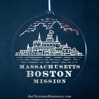Boston Massachusetts Mission Weihnachtsverzierung | Lds Missionars Geschenk Boston Massachusetts Mission Weihnachtsverzierung | Lds Missionars Geschenk von LDSwishlist